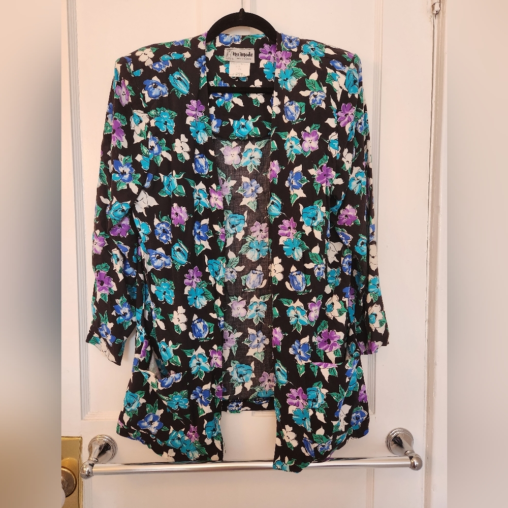 💠80's Floral Cardigan💠